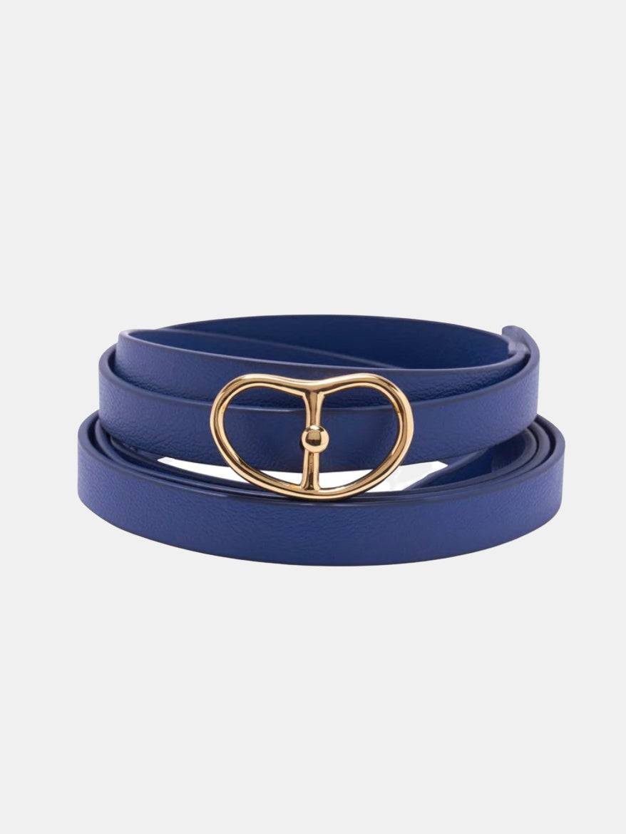 Double Wrap Georgia Belt In Azure - Morley 